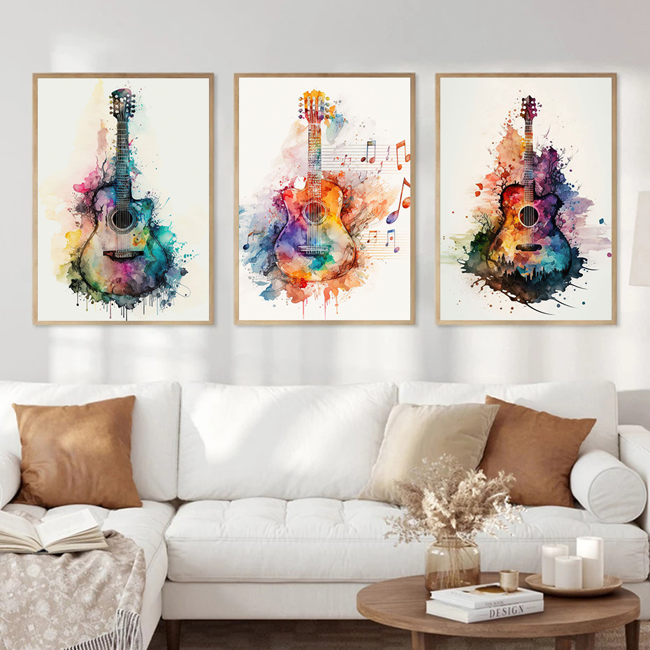 Music Instrument Guitar Waterc - огляд і ціна Picture Of Musical Instrument