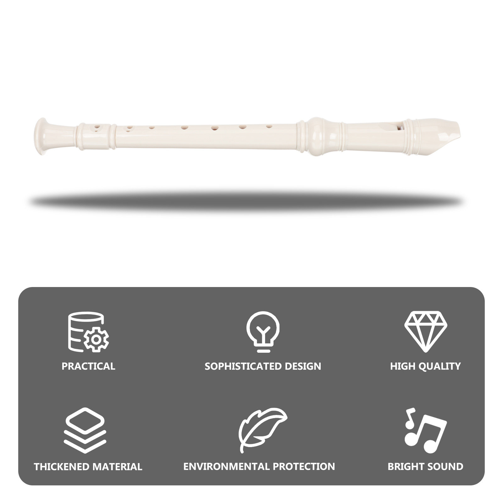 1Set Kids 8-Hole Soprano Recor - огляд і ціна Soprano Recorder Plastic