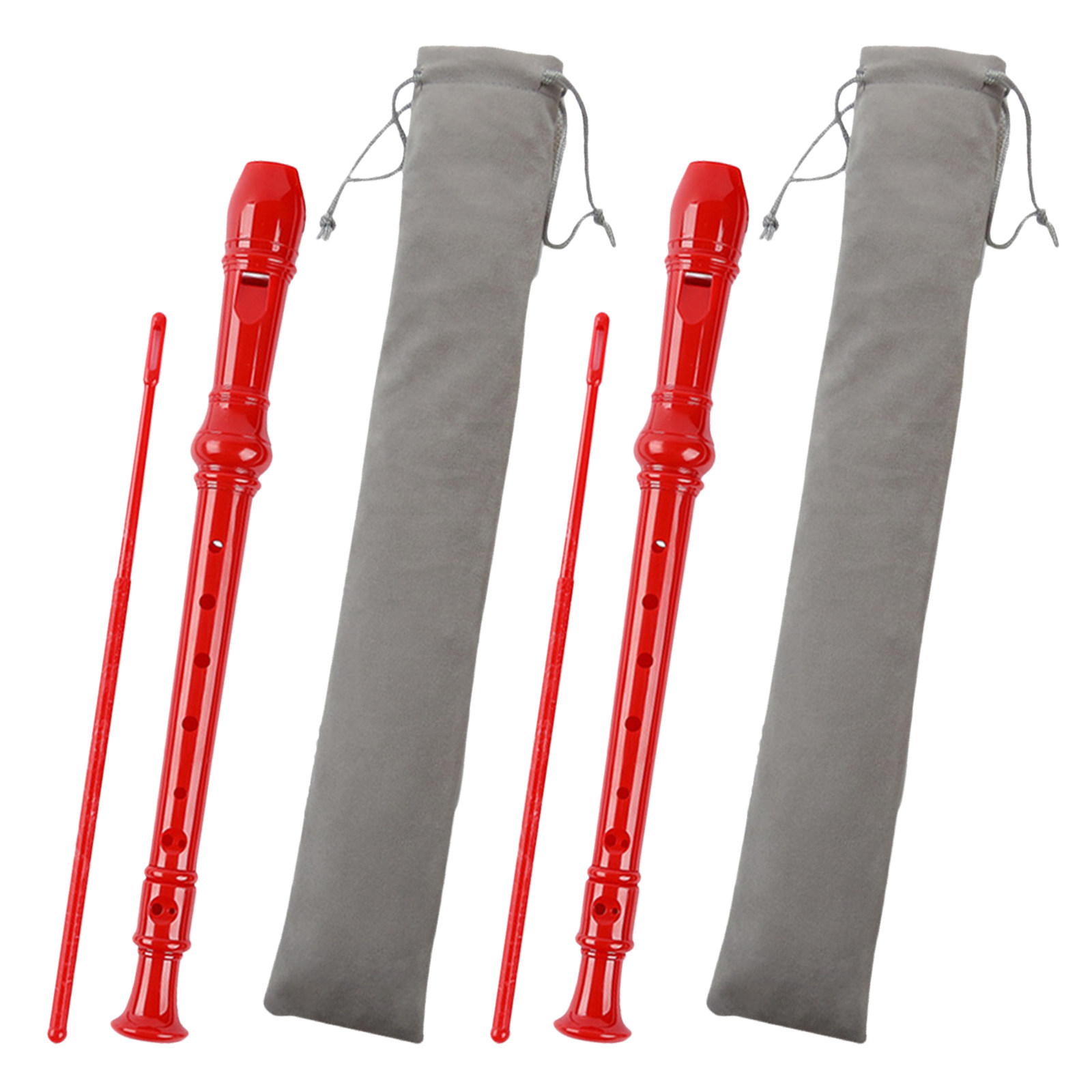 2Sets Recorder Instrument for  - огляд і ціна Soprano Recorder Plastic