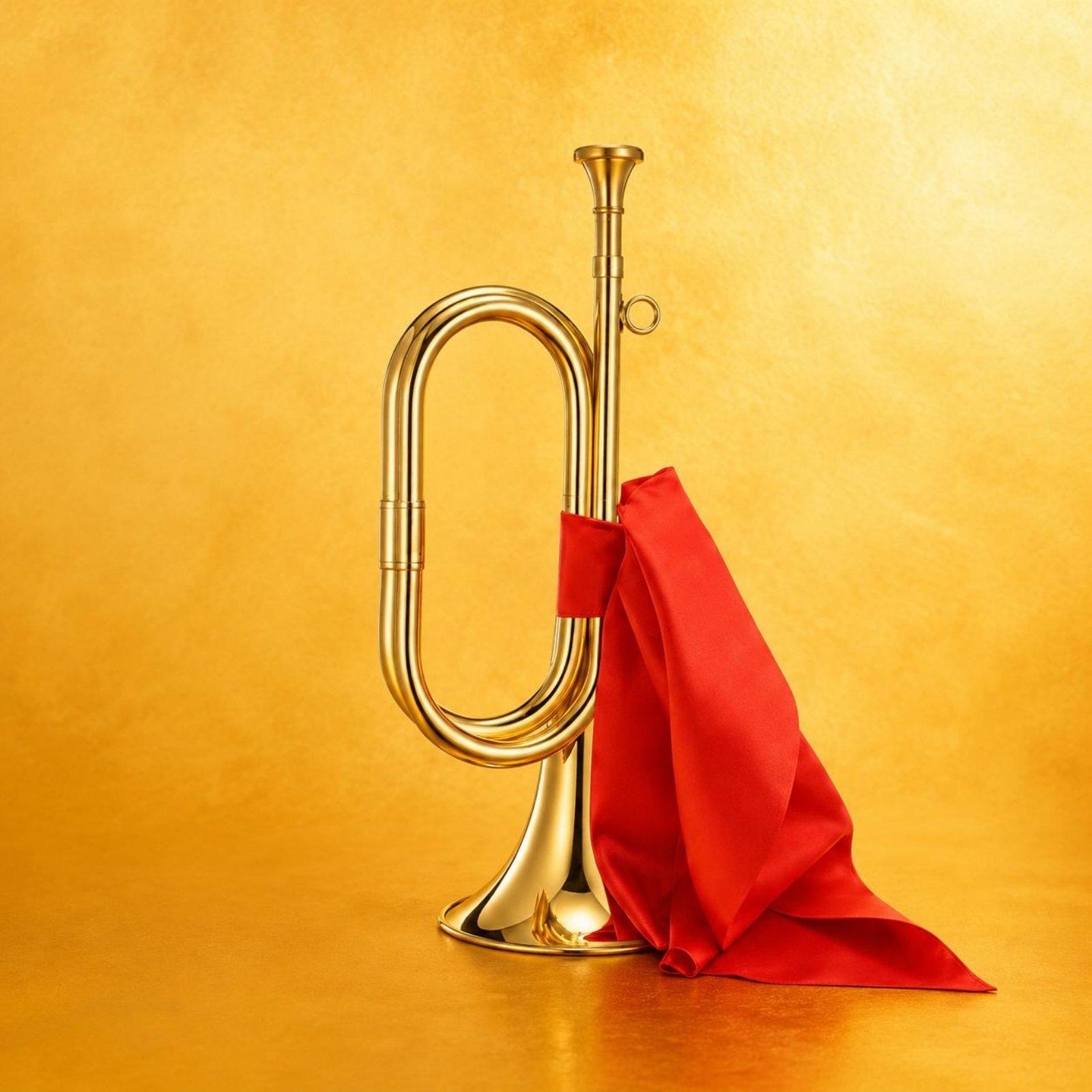 Brass Musical Horn Portable Ca - огляд і ціна Musical Instrument Bugle