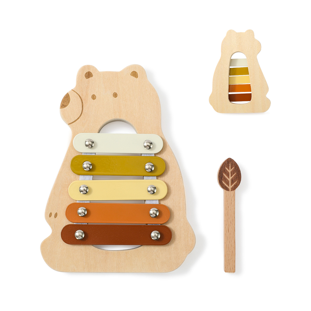Wooden Bear Xylophone Toys 5 C - огляд і ціна Musical Instrument Harmonium