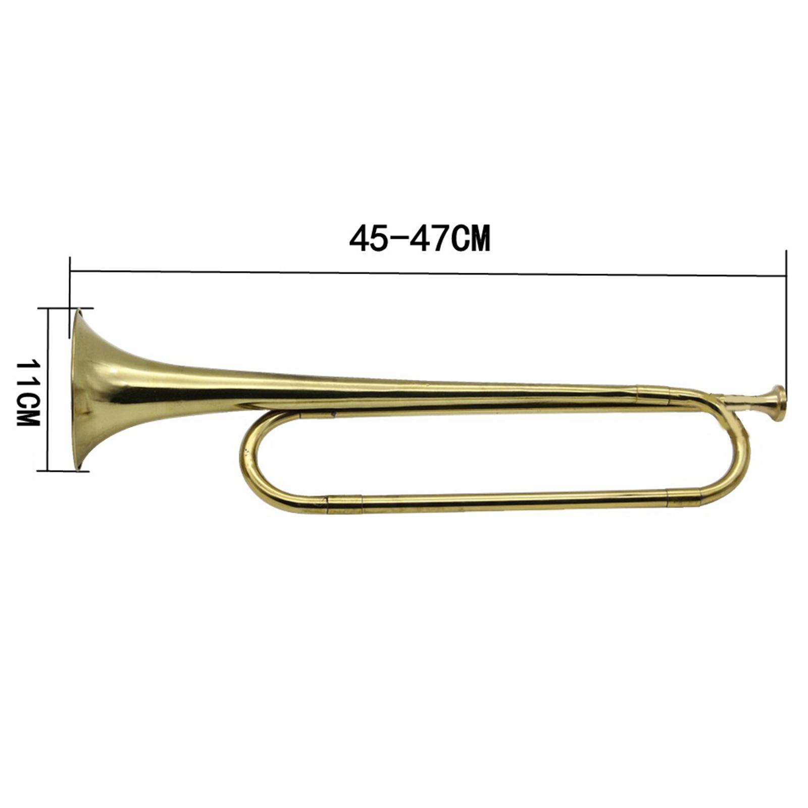 Brass Trumpet Bugle Music Inst - огляд і ціна Musical Instrument Bugle