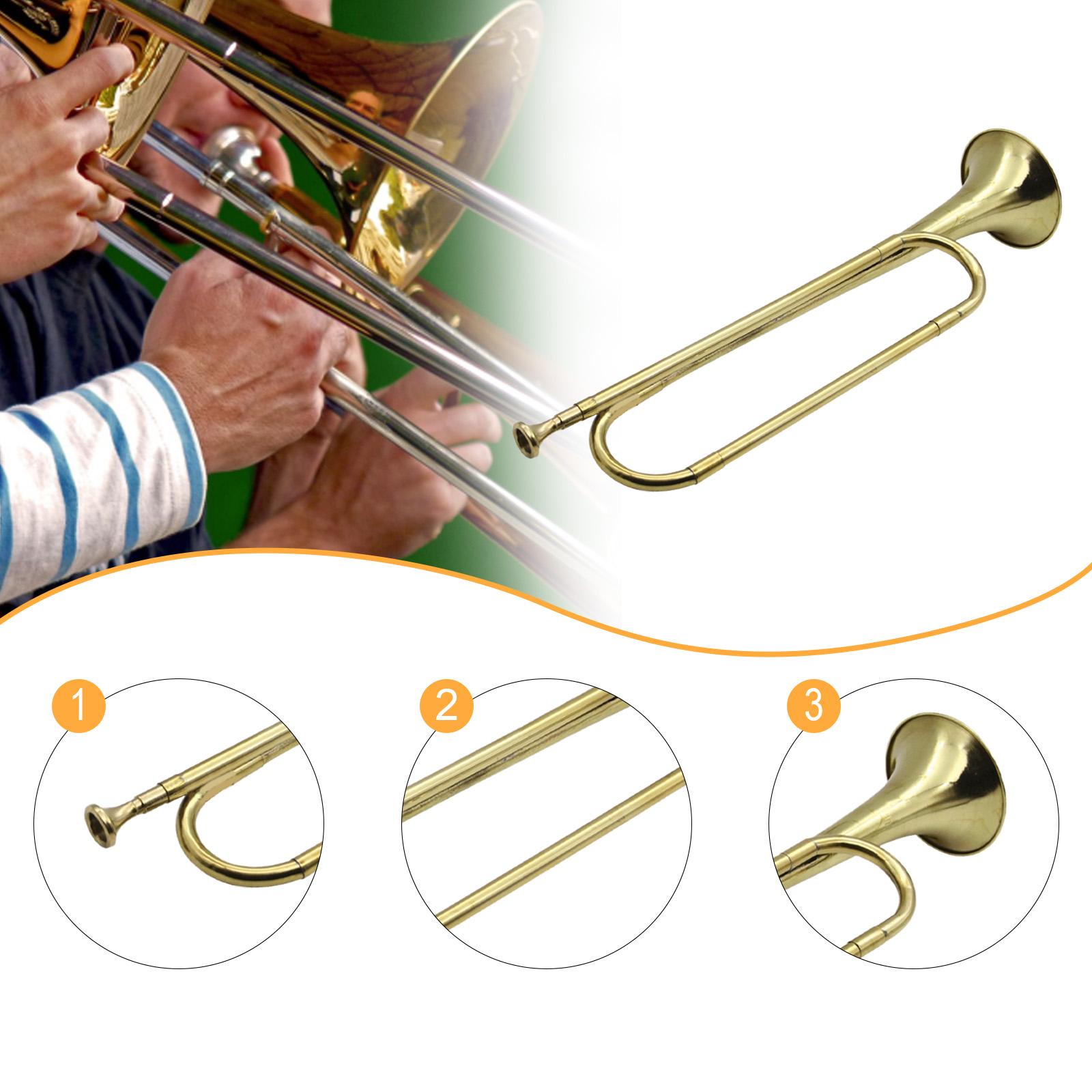 Brass Trumpet Bugle Music Inst - огляд і ціна Musical Instrument Bugle