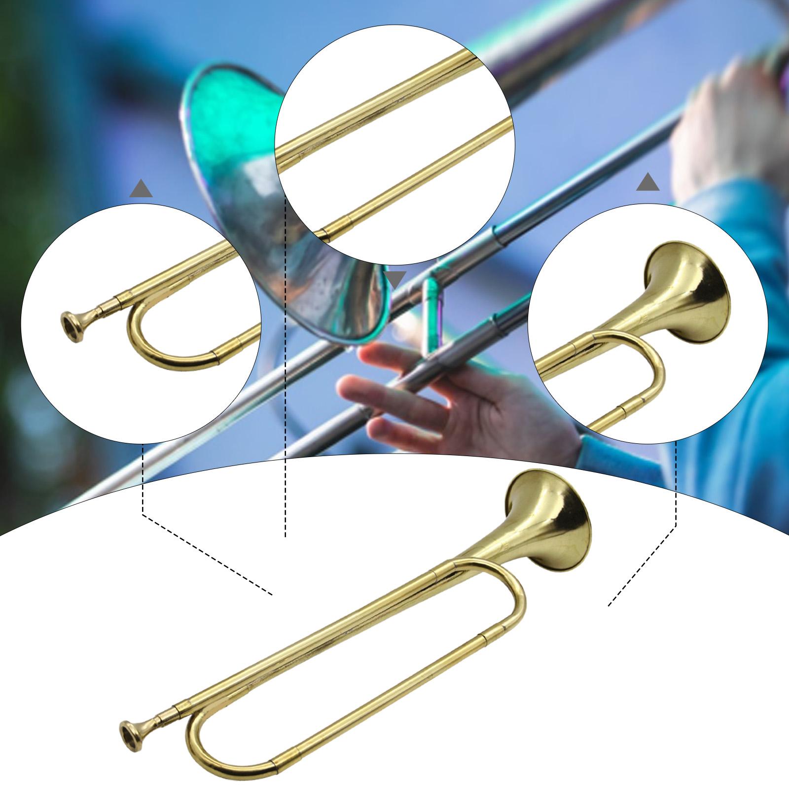 Brass Trumpet Bugle Music Inst - огляд і ціна Musical Instrument Bugle