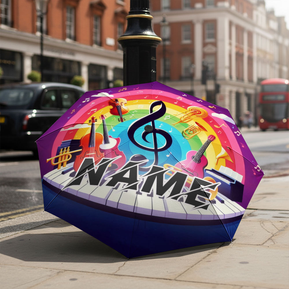 Custom Name umbrella, Music Th - огляд і ціна Musical Instrument And Names
