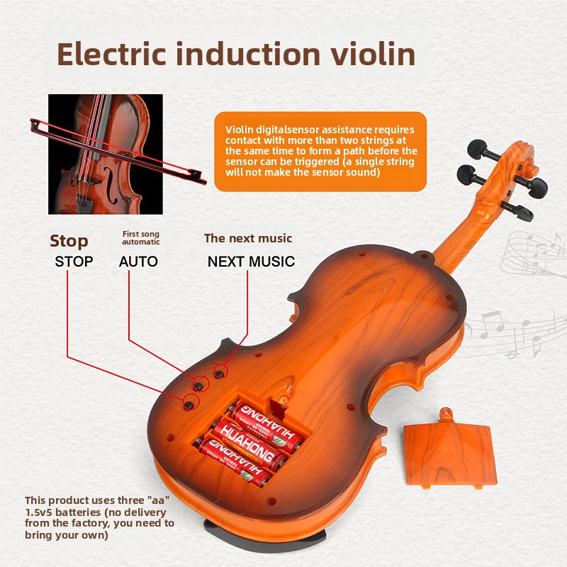 Acoustic Violin Toys Adjustabl - огляд і ціна Musical Instrument Harmonium