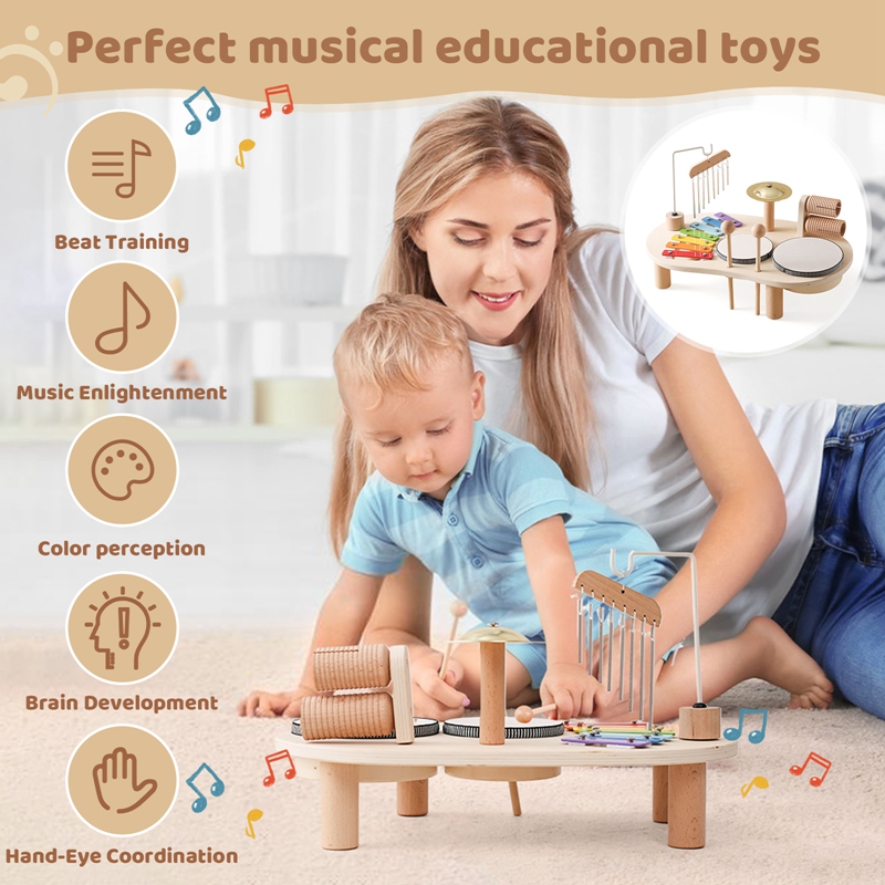 Baby Educational Toys Wooden A - огляд і ціна Musical Instrument Harmonium