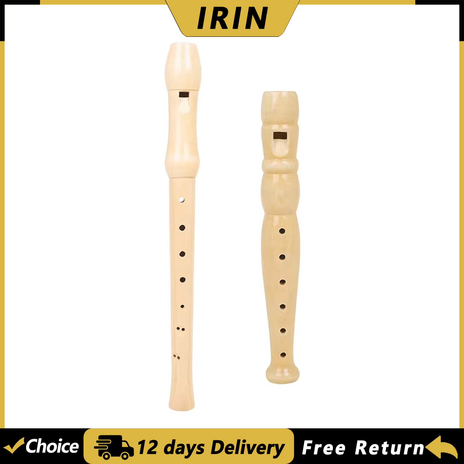 IRIN 6/8 Hole Recorder Wood Co - огляд і ціна Musical Instrument Harmonium
