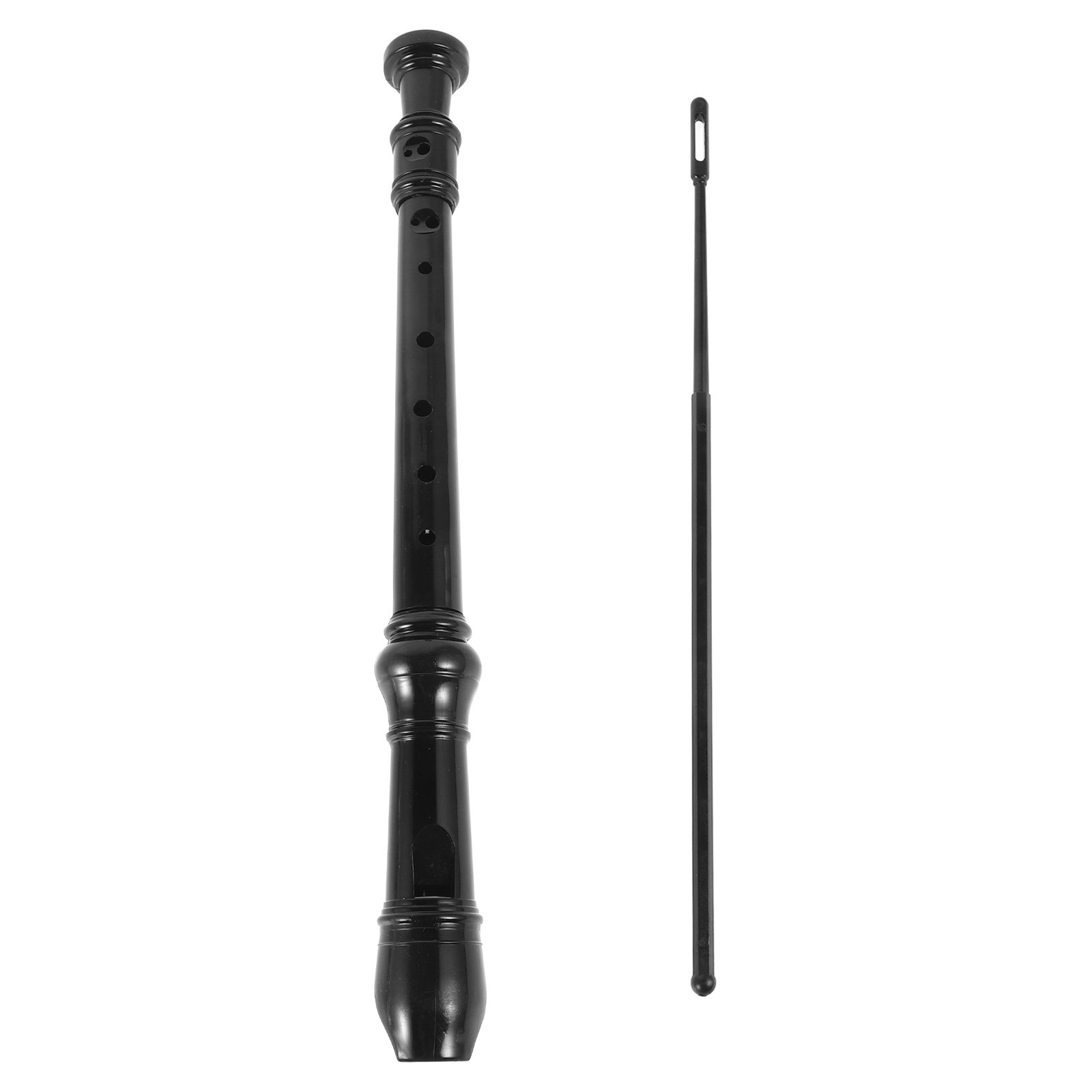 8 Hole Black Transparent ABS P - огляд і ціна Soprano Recorder Plastic