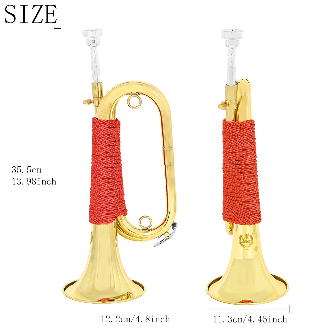M MBAT Bugle Spanish Flugelhor - огляд і ціна Musical Instrument Bugle